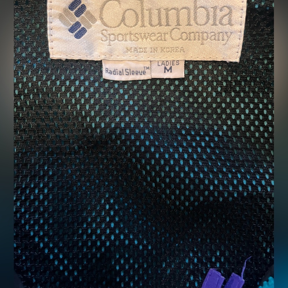 Vintage Columbia double whammy Teal and Purple Jacket - Picture 3 of 5